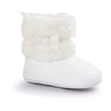 Load image into Gallery viewer, Girl Boy Anti-slip Bow Fleece Boots